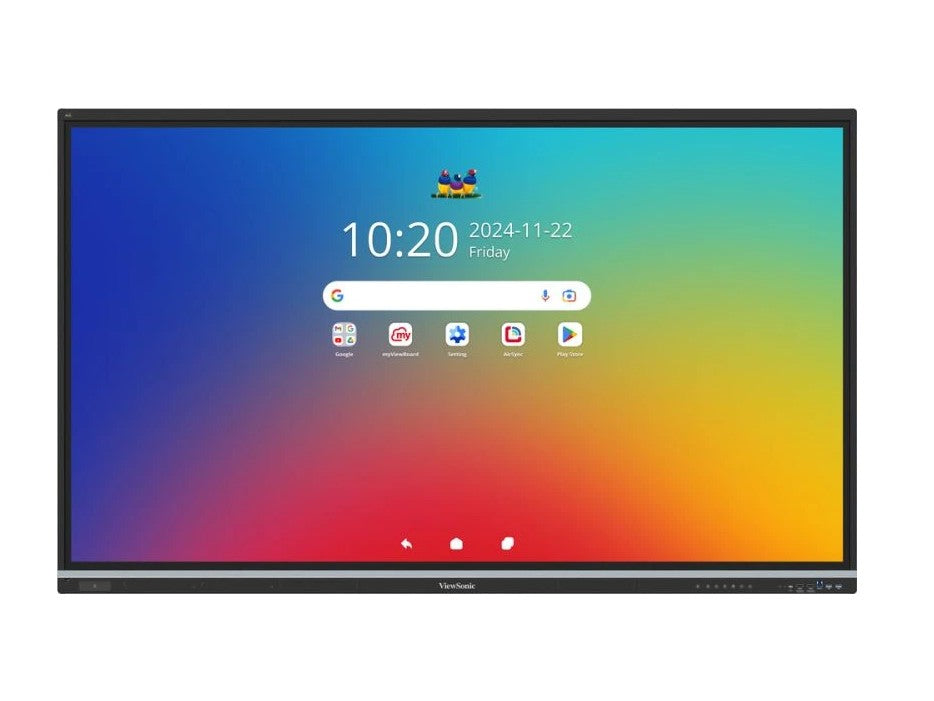 ViewSonic IFP7551 75' 4K Interactive Display, EDLA Certified, Android 14, 50-Point Touch, NFC, 70W Audio, myViewBoard Software ViewSonic IFP7551 75' 4K Interactive Display, EDLA Certified, Android 14, 50-Point Touch, NFC, 70W Audio, myViewBoard Software